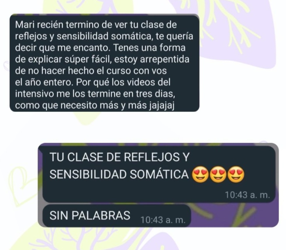 Testimonio de alumnos