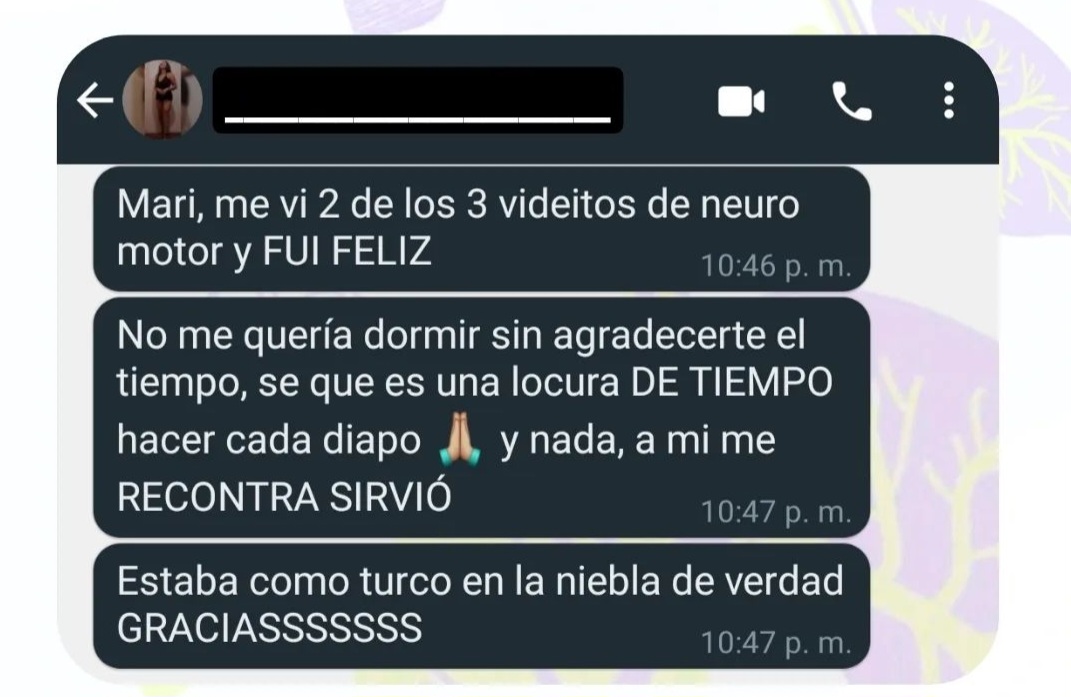 Testimonio de alumnos