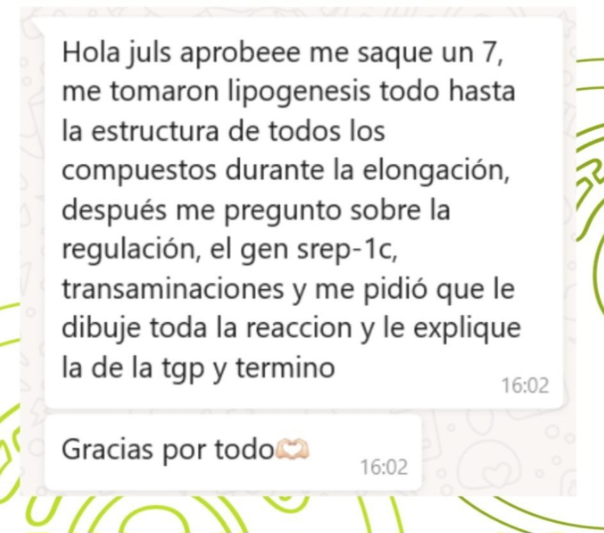 Testimonio de alumnos