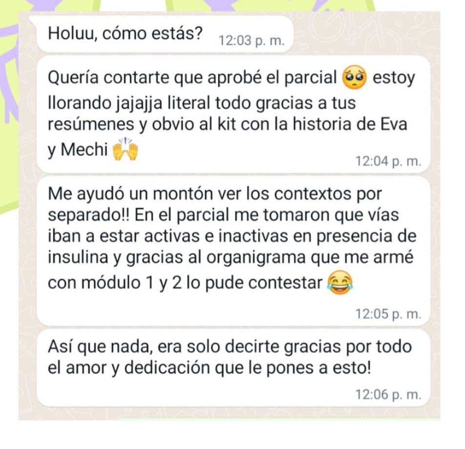 Testimonio de alumnos